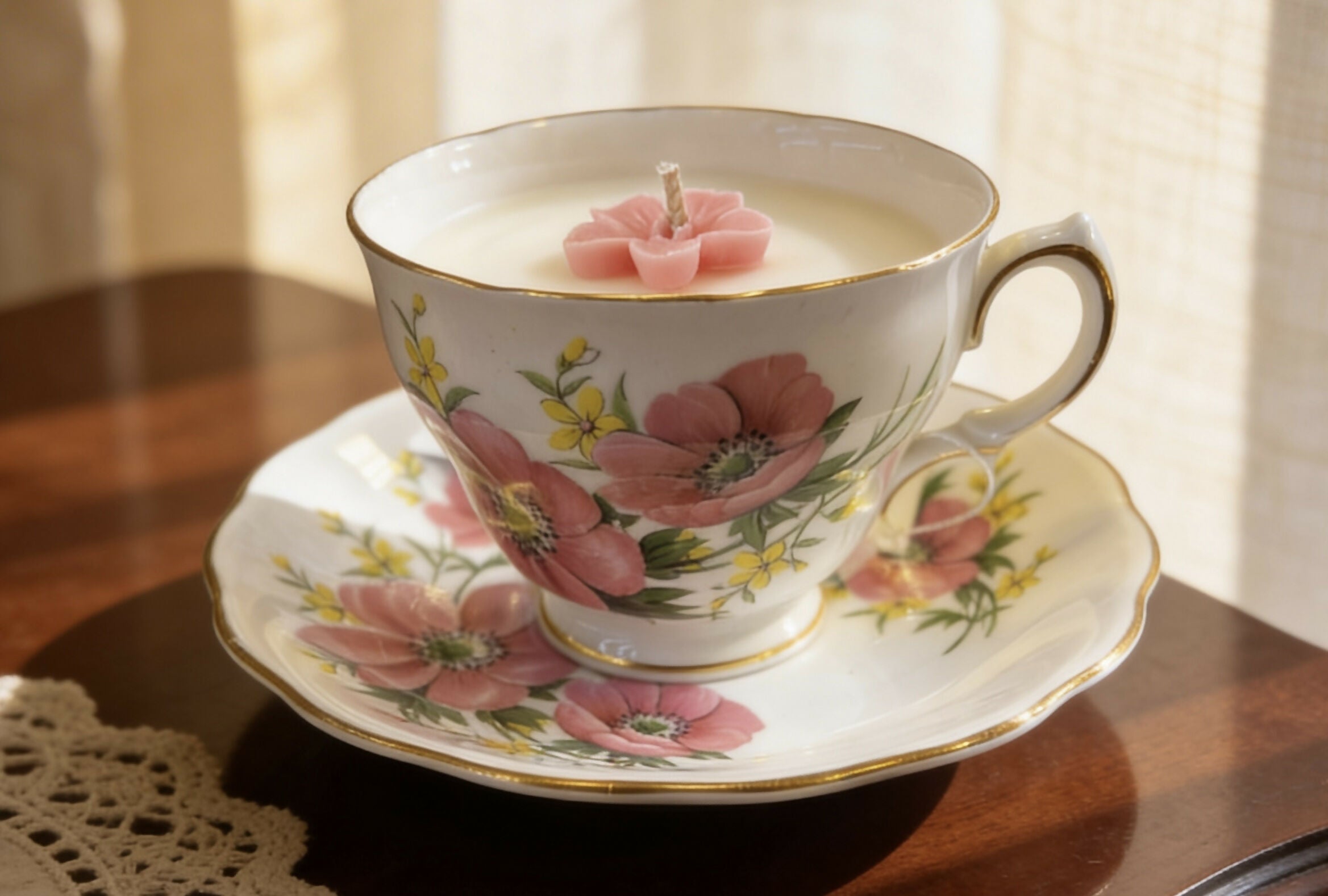 Vintage Teacup Candle