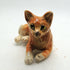 Ceramic ginger cat sculpture
