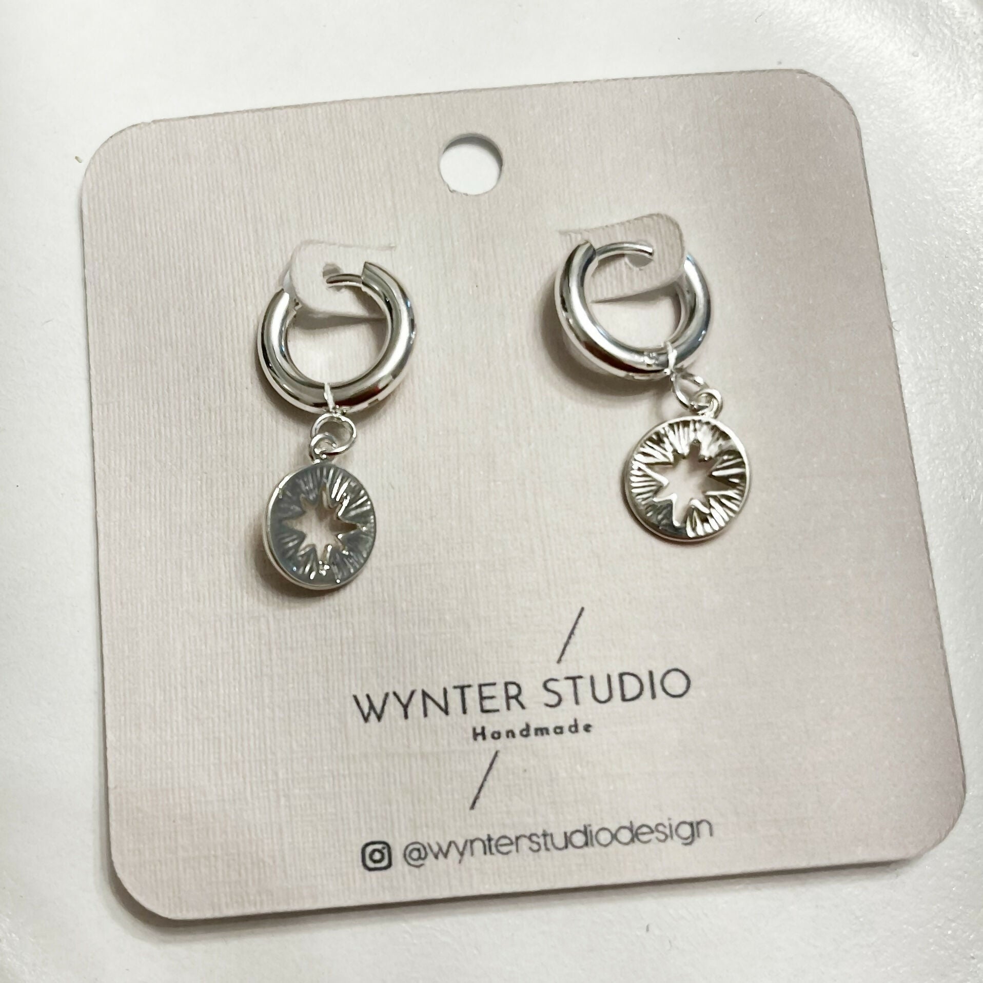 silver star hoops