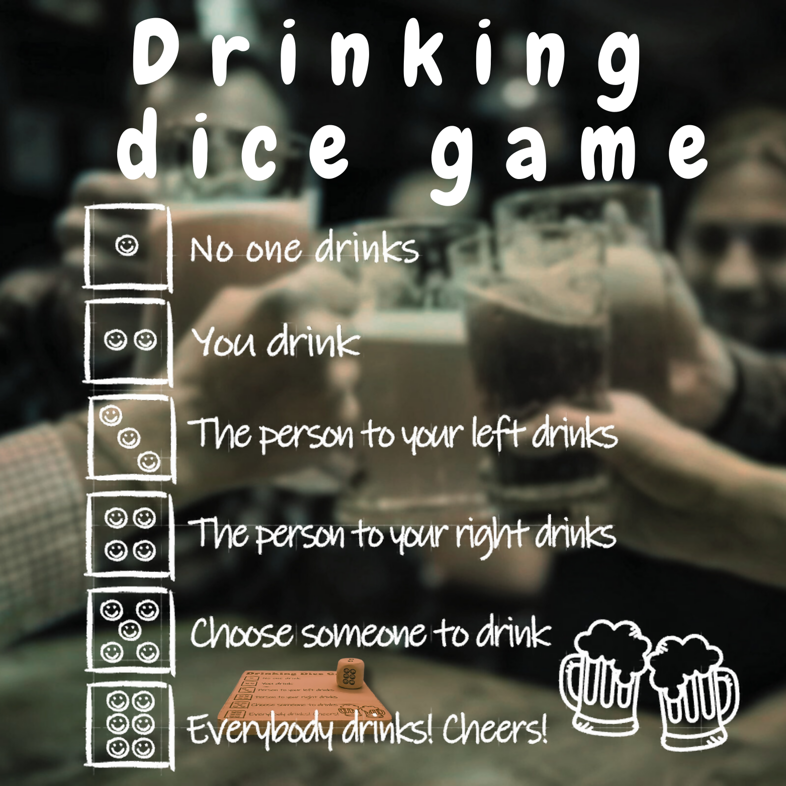 Drinking dice game