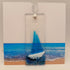 Fused Glass Boat Card