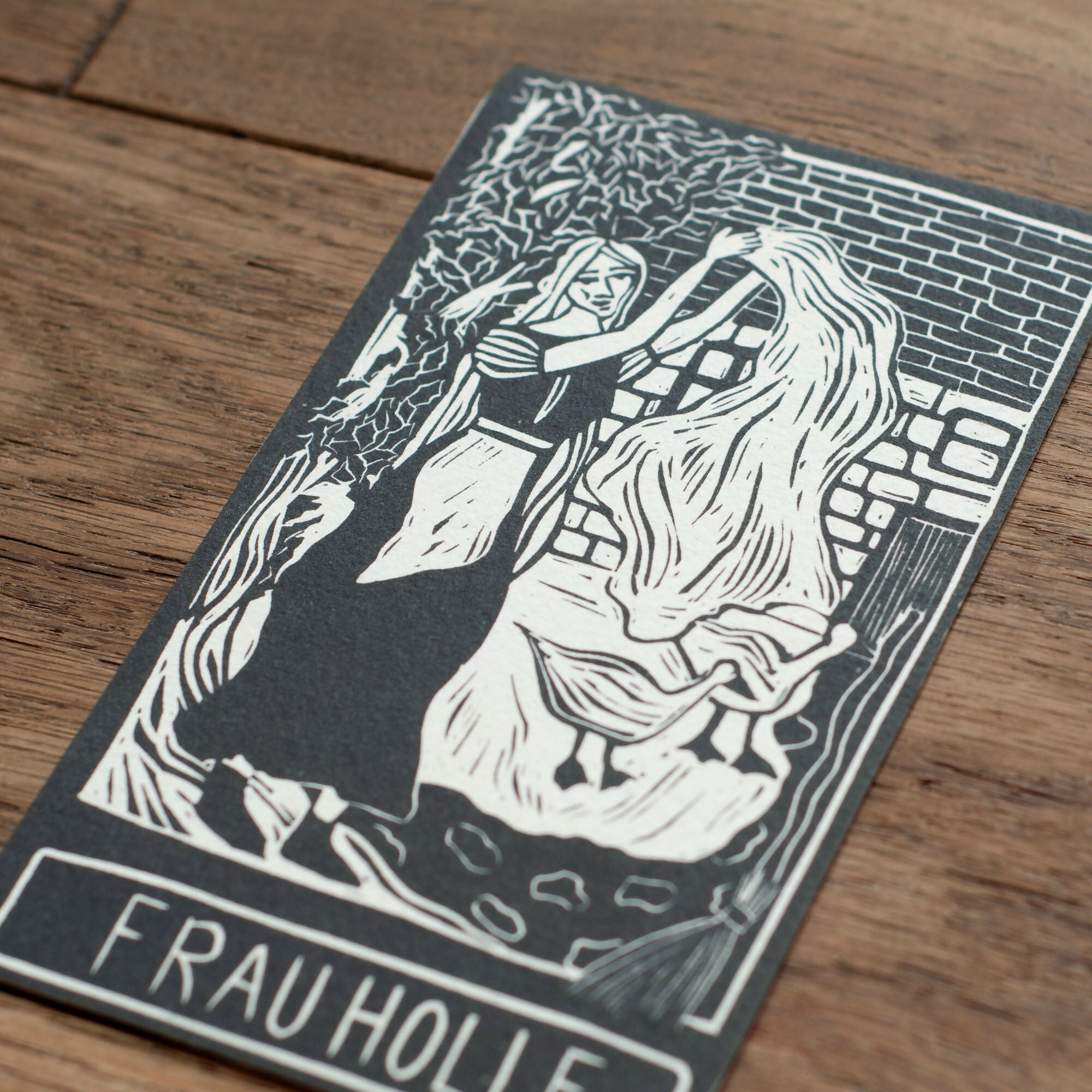 FRAU HOLLE GODDESS ALTAR CARD