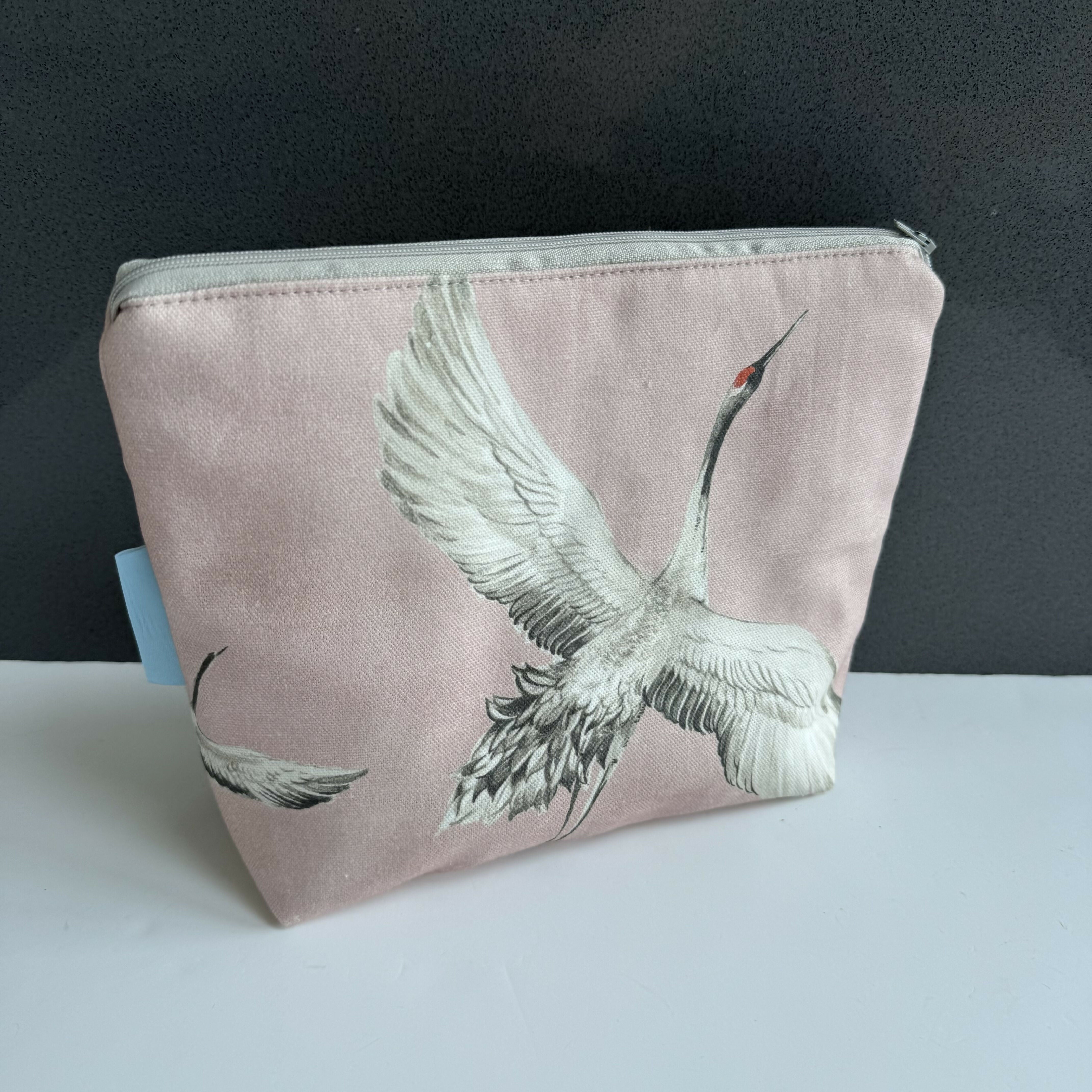 Medium Toiletry Bag - Crane Birds