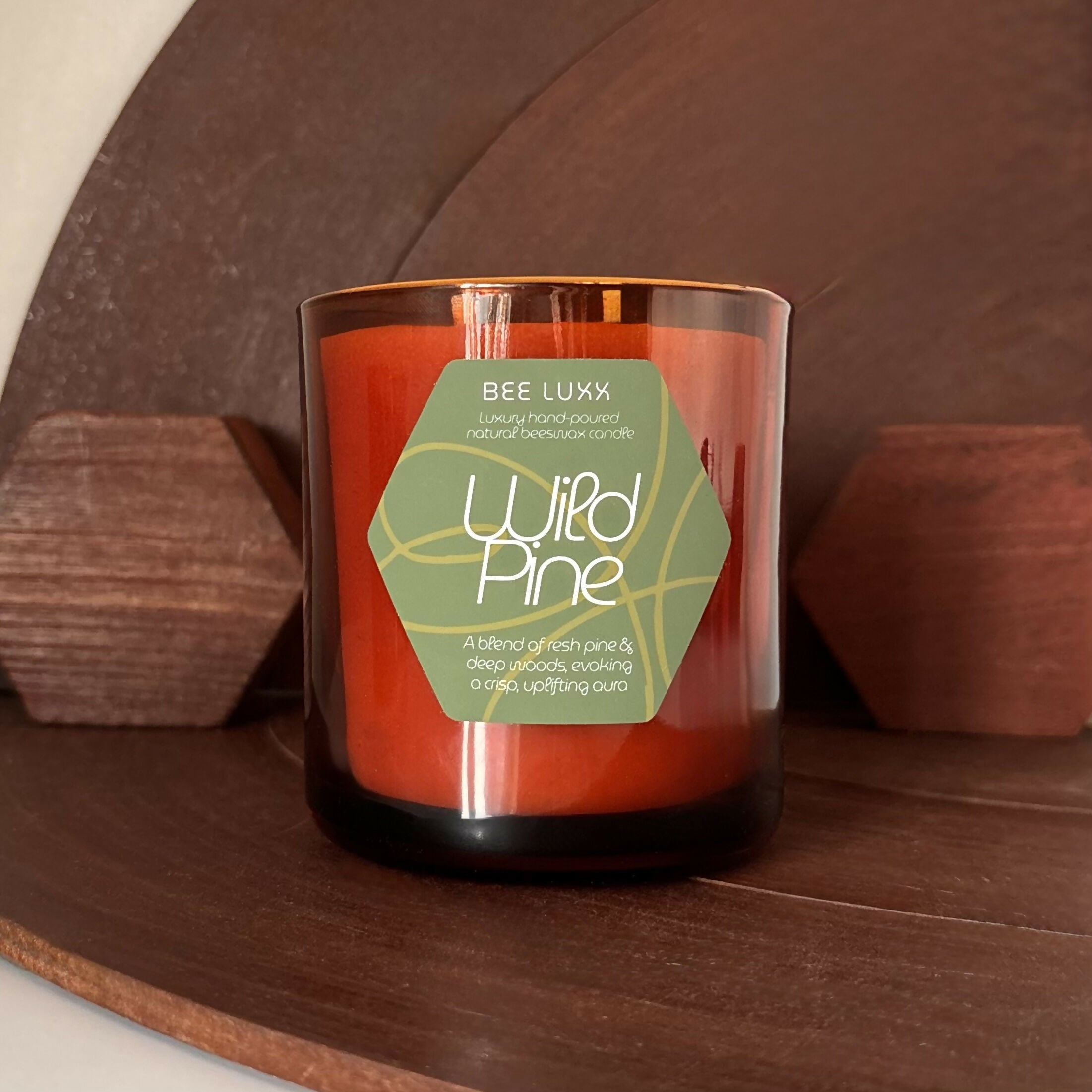 Wild Pine - Scented 100% Beeswax Candle