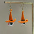 Micro Crochet Halloween Eyeballs Drop and Dangle Earrings