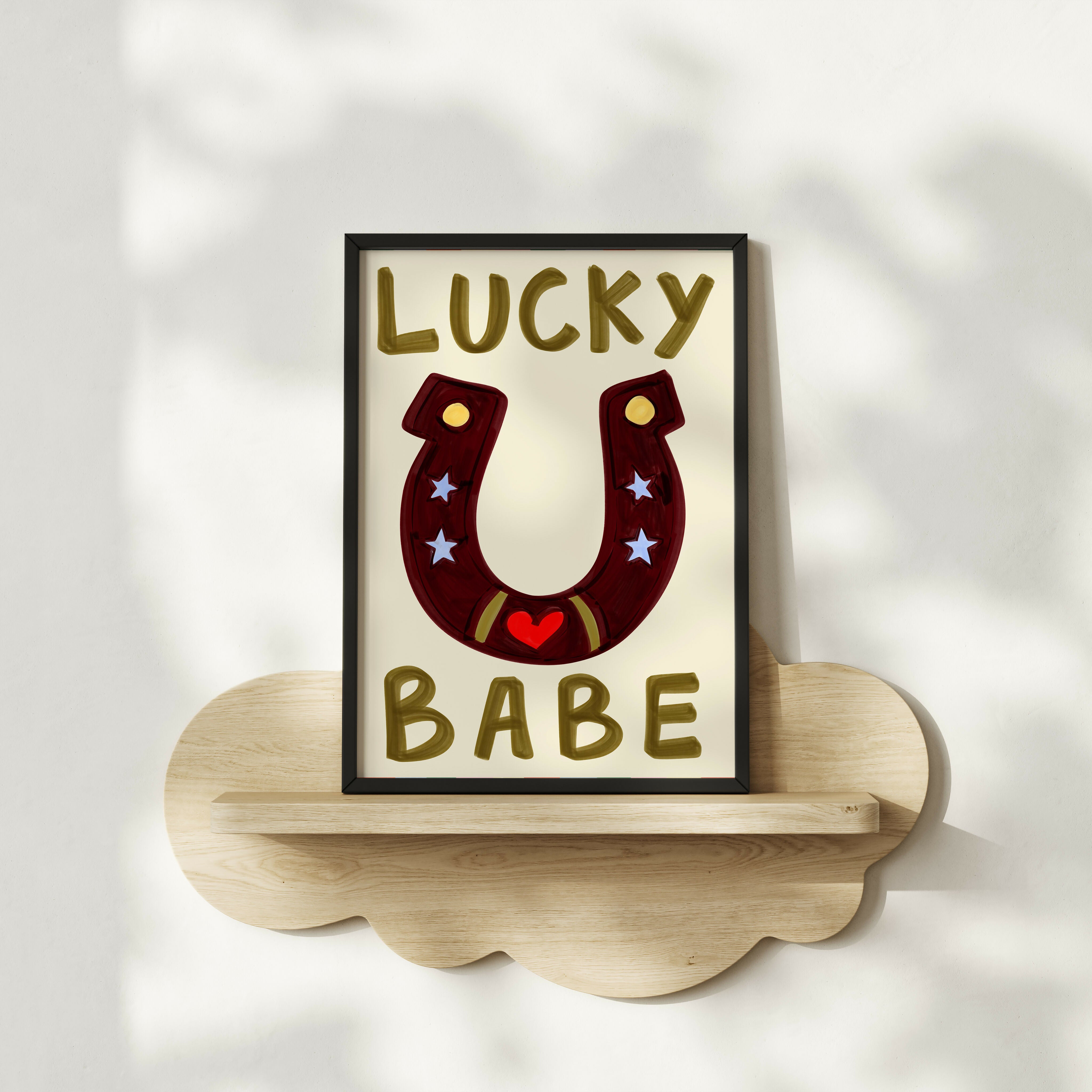 Lucky Babe Nursery Kids Print