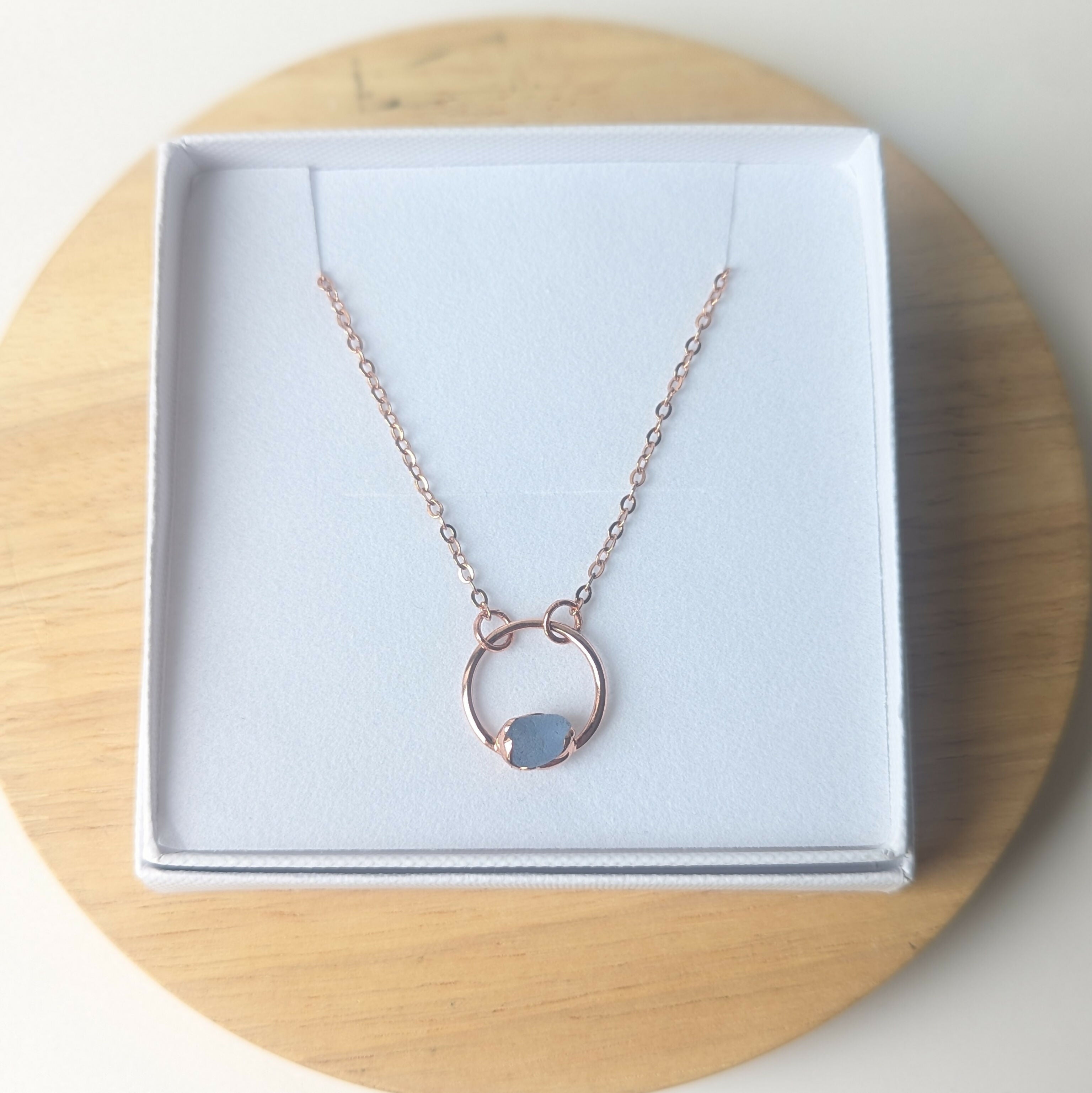 Seaglass Moon Necklace