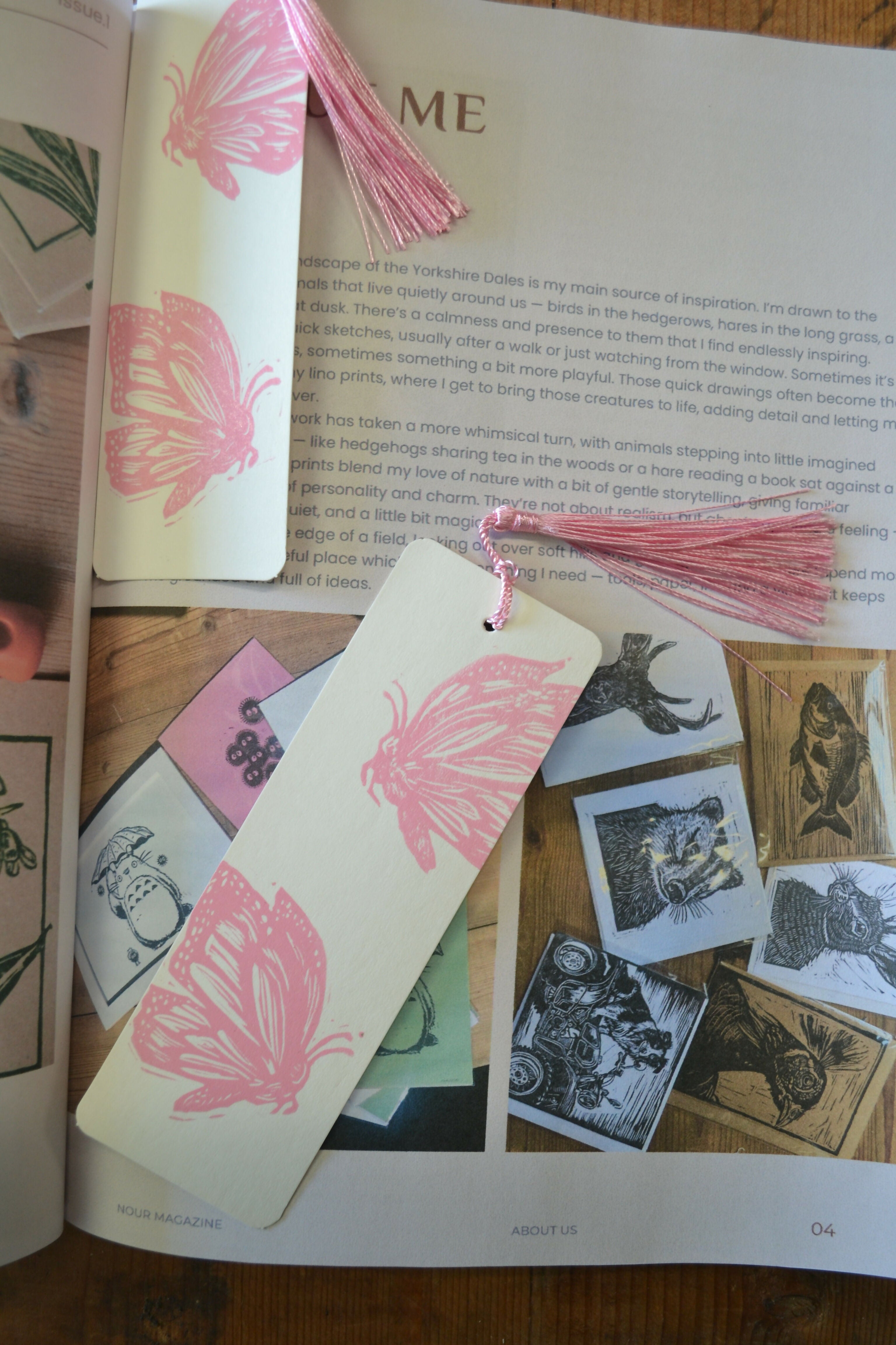 Butterfly bookmark
