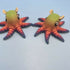 3D Printed MEDIUM: Articulated Sensory Fidget Animals friends Flapjack (Purple/Blue/Teal Spectrum) (Orange) (Green/Blue/Peach) 9cm
