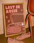 Lost in Music – Record player print