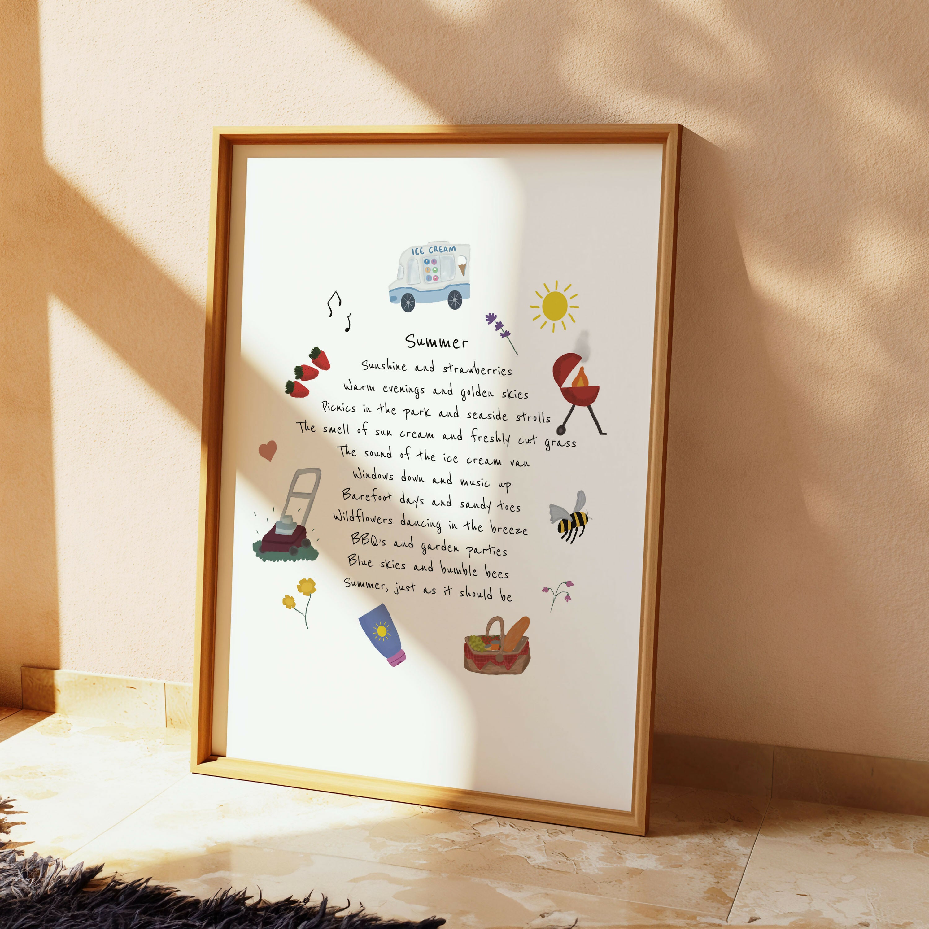SUMMER ART PRINT