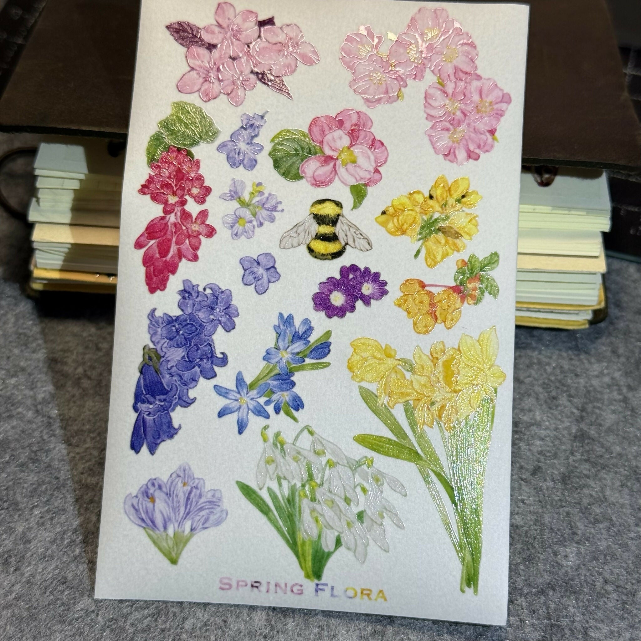 Single Washi Paper Wildlife Sticker 8 × 13 cm