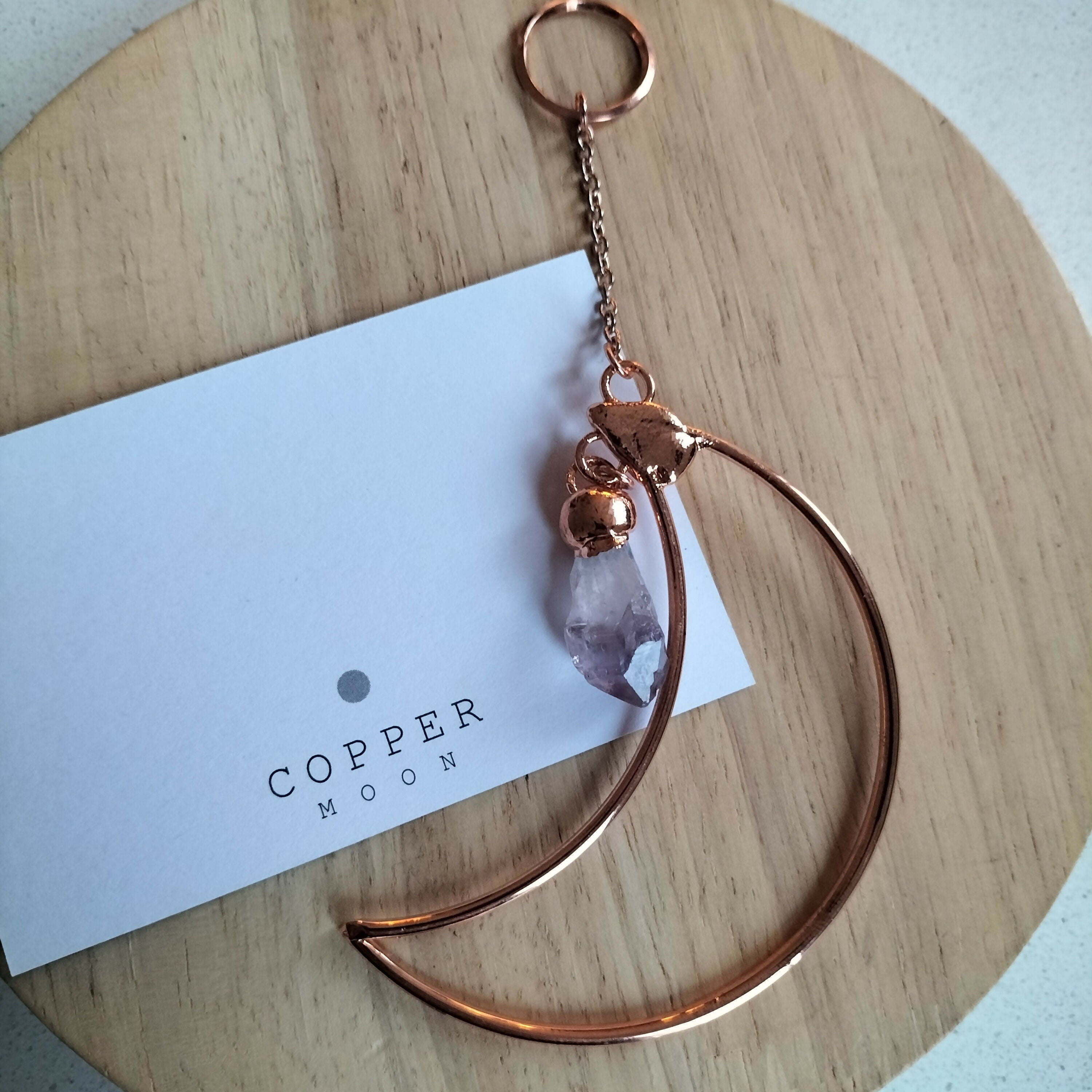 Amethyst Cresent Hanger