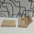 Wooden 120G USB Memory Stick with Box No Hurries No Worries