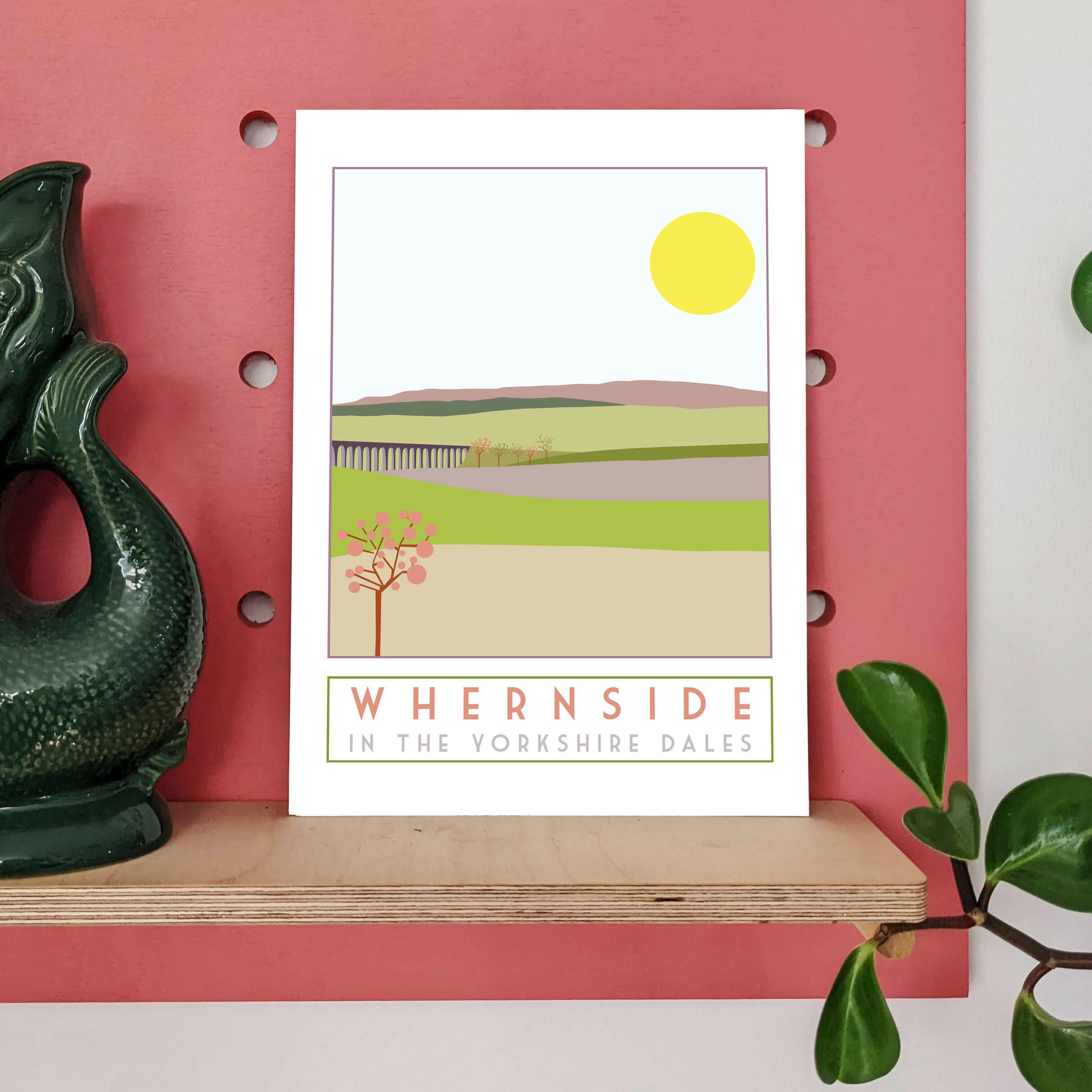 Whernside Travel Poster