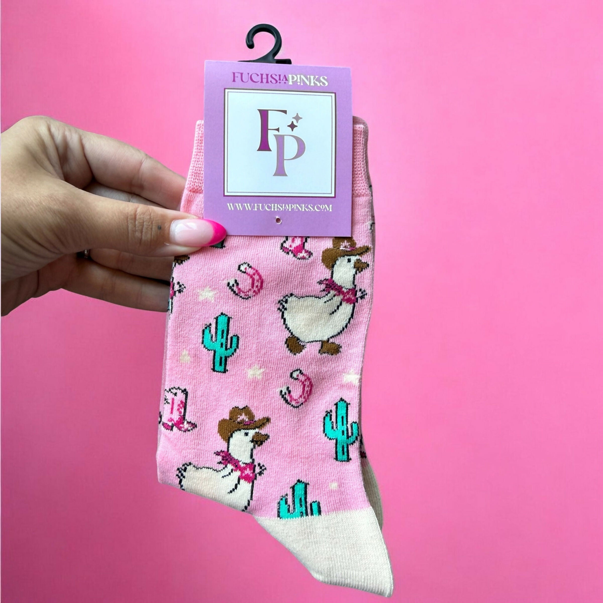 Cowboy Rodeo Silly Goose Socks