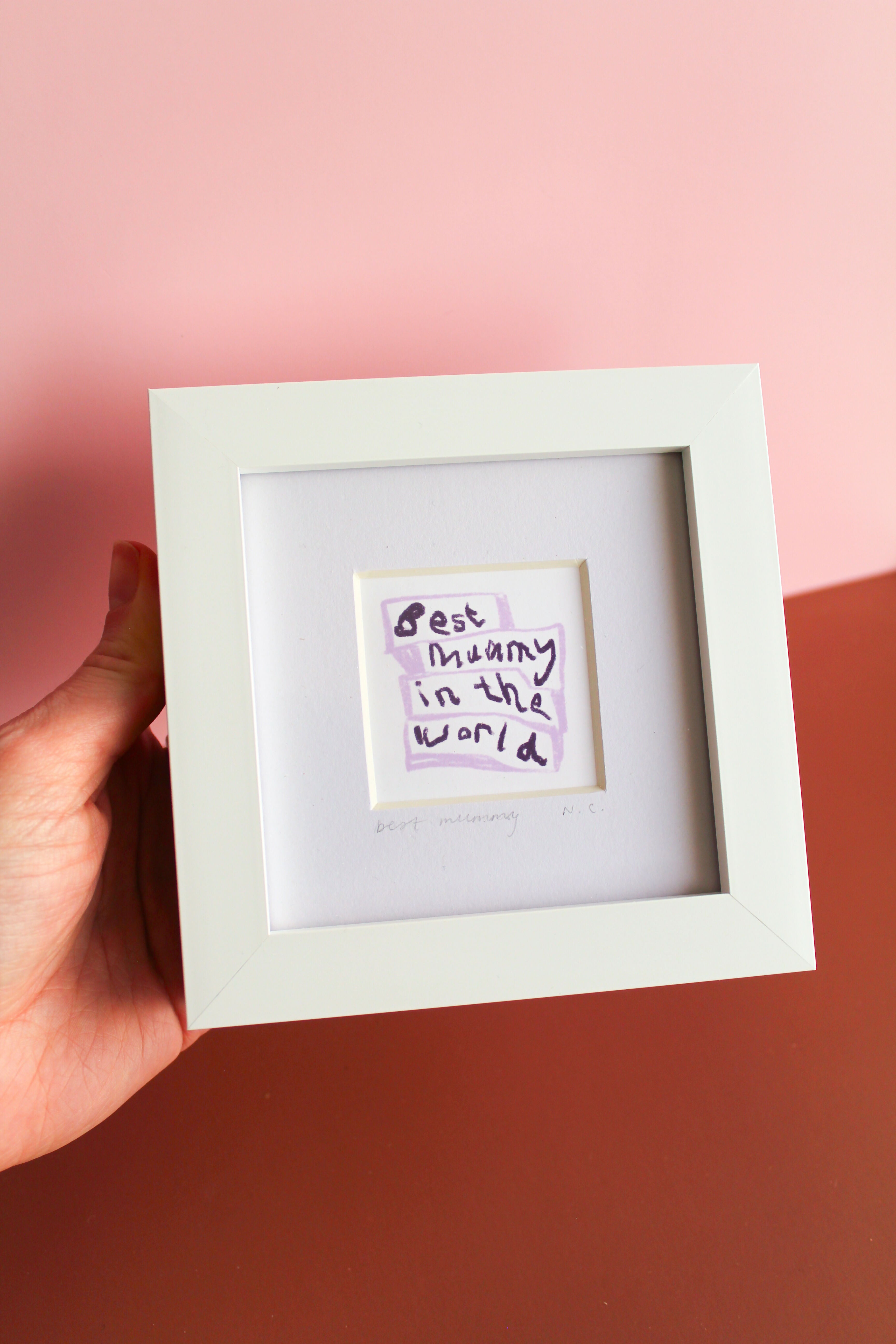 Best Mummy In The World Mini Print
