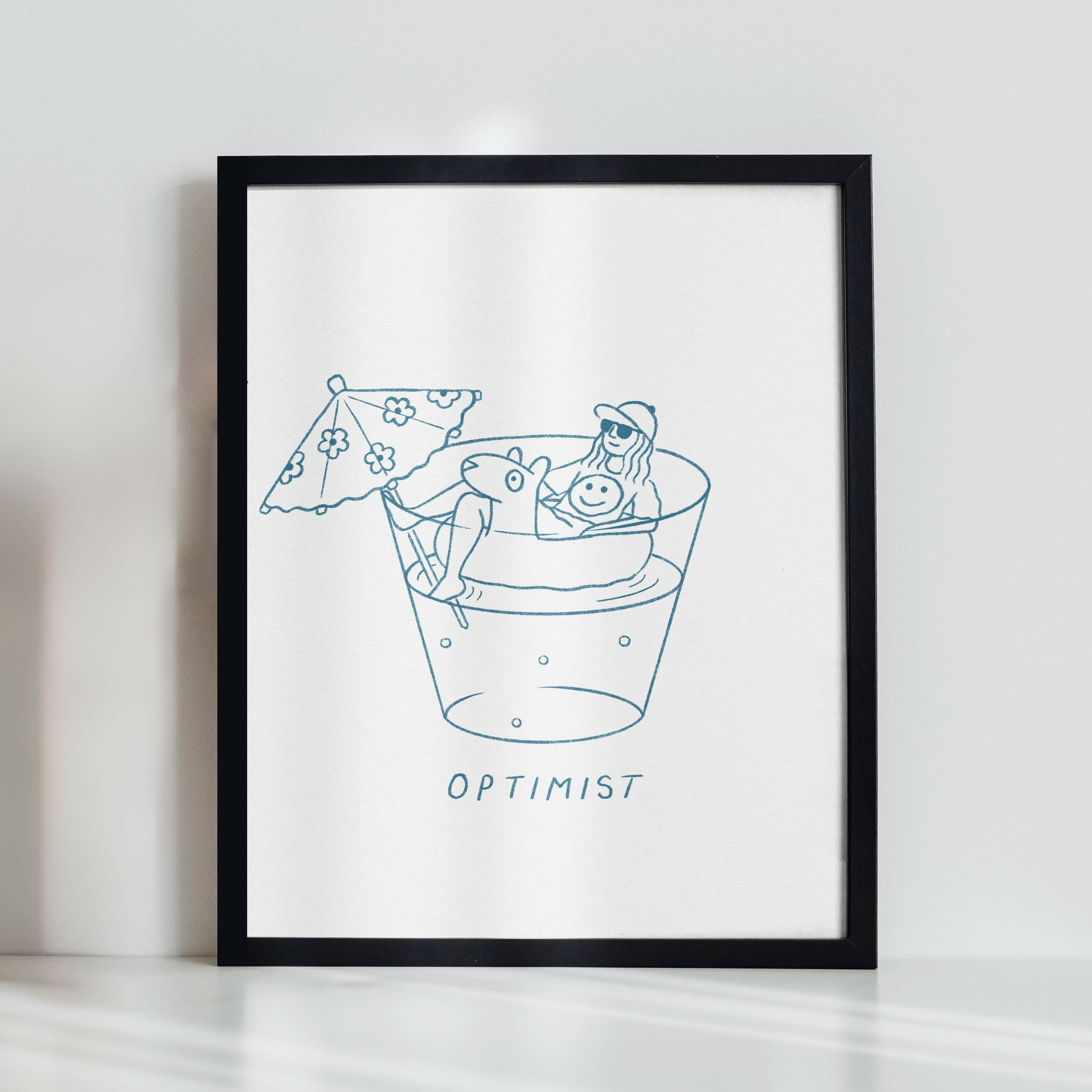 Optimist A5 Print