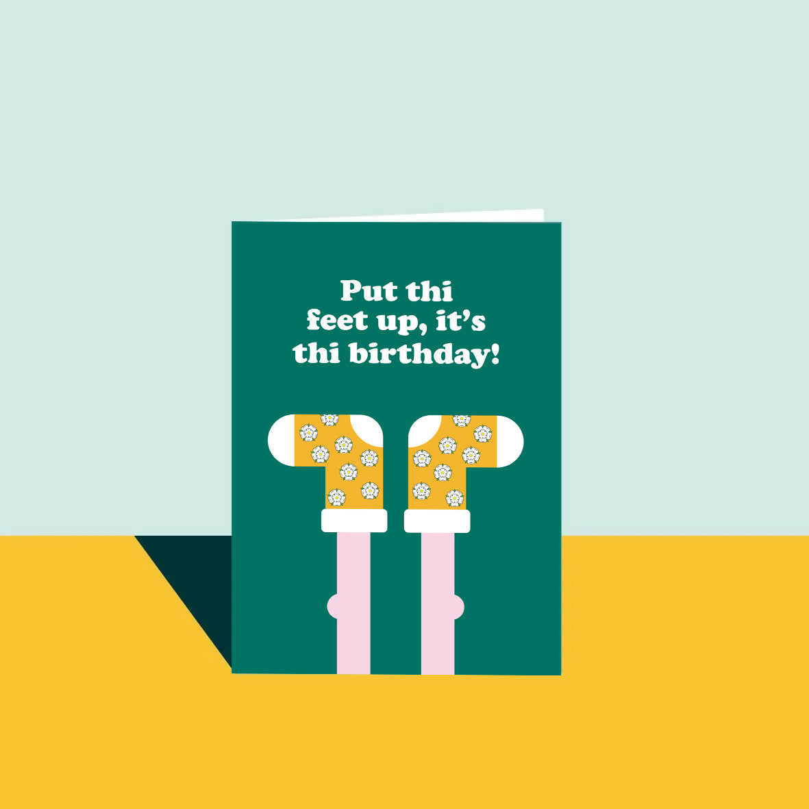 Put Thi Feet Up Birthday Card