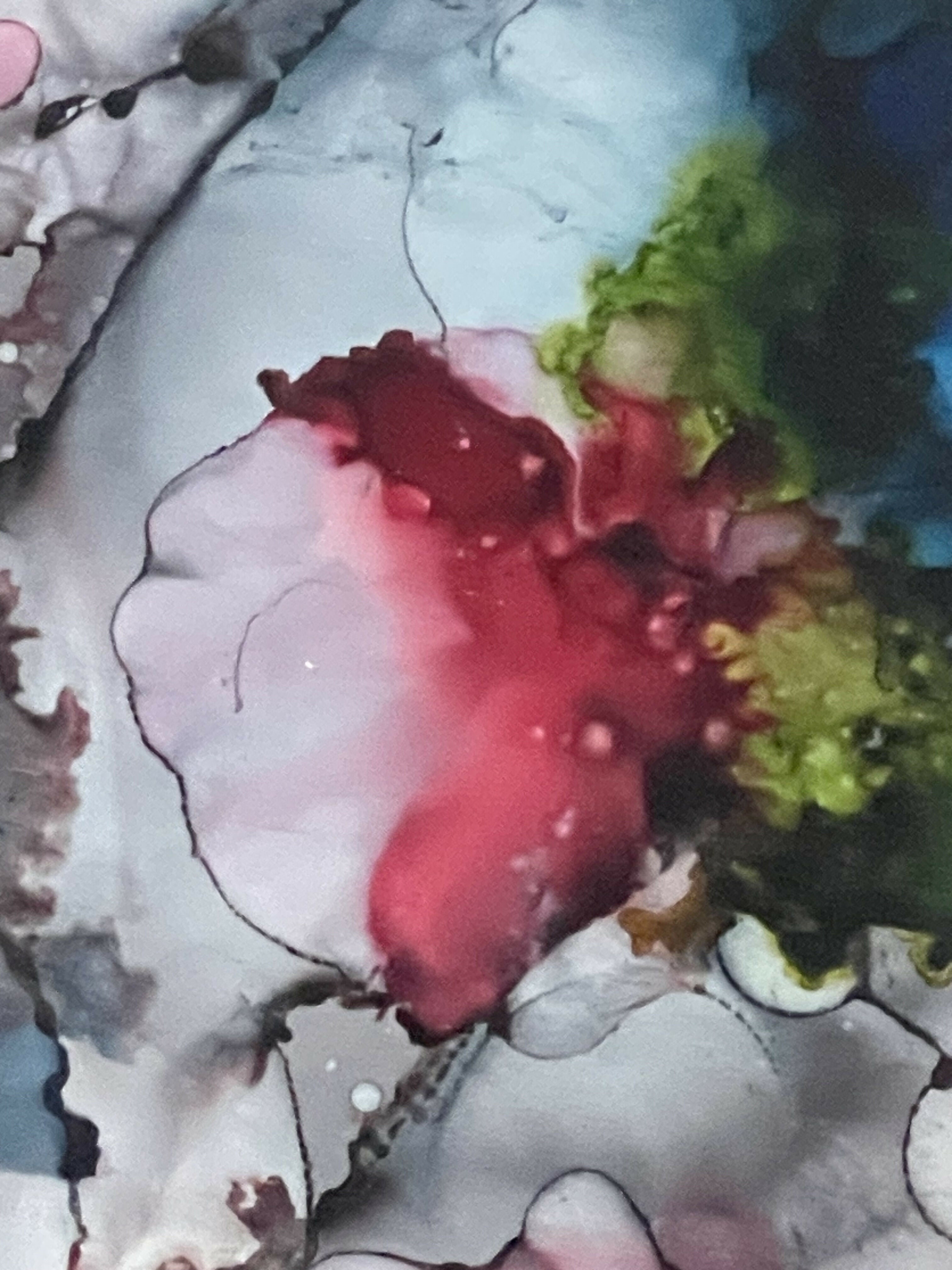 Rocks and Roses - Original Painting