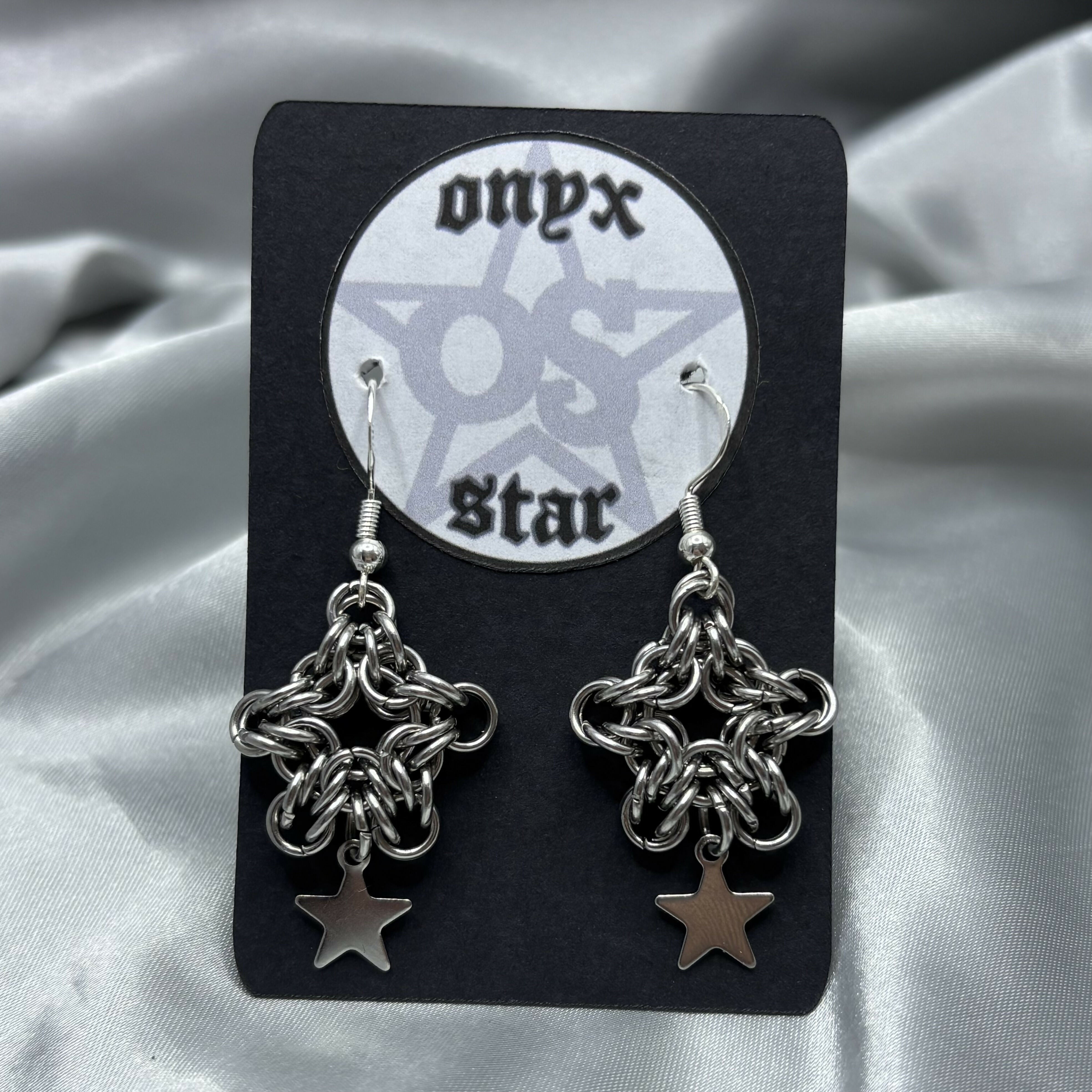 Chainmail Stars with Star Dangle