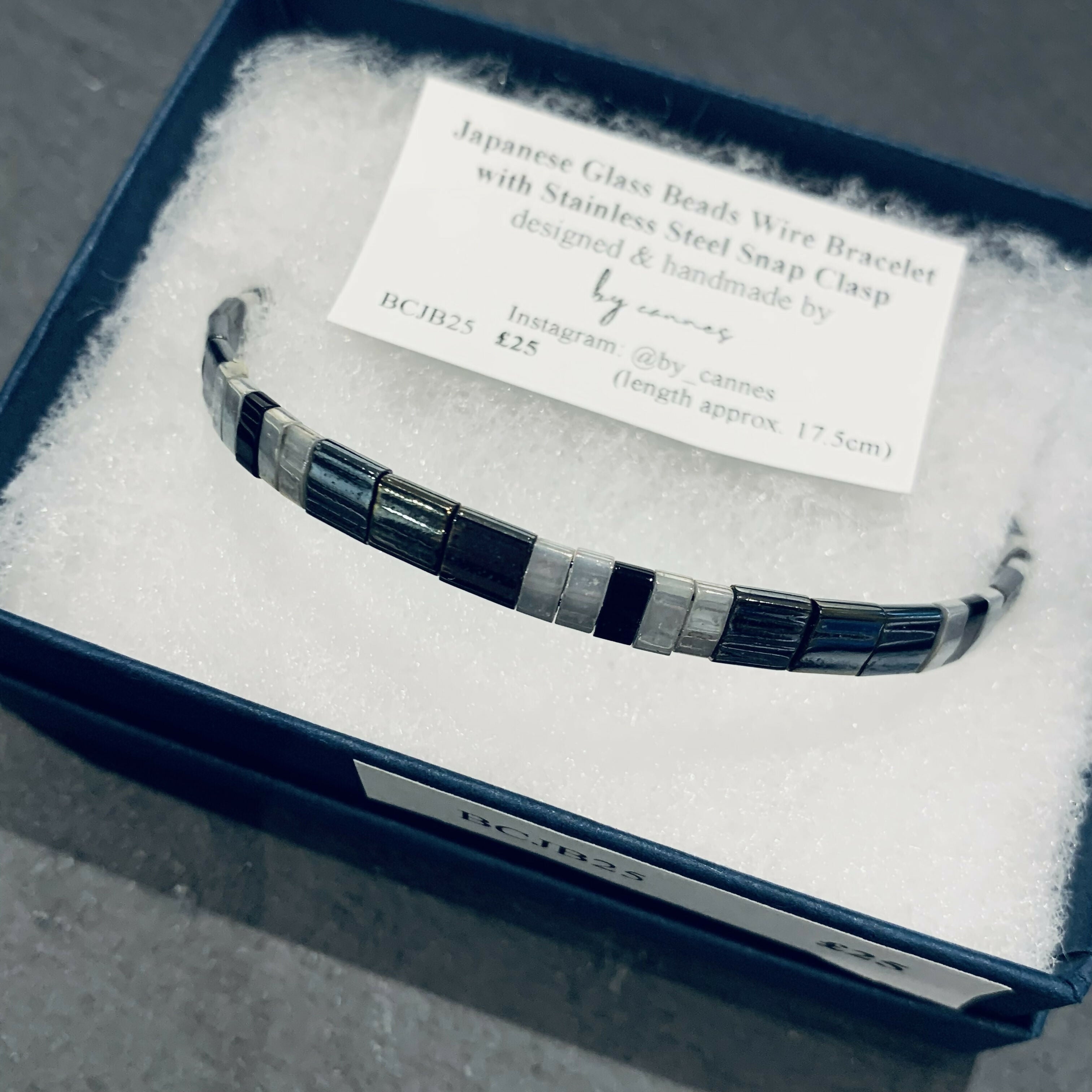 Japanese Tila Glass Bead Bracelet