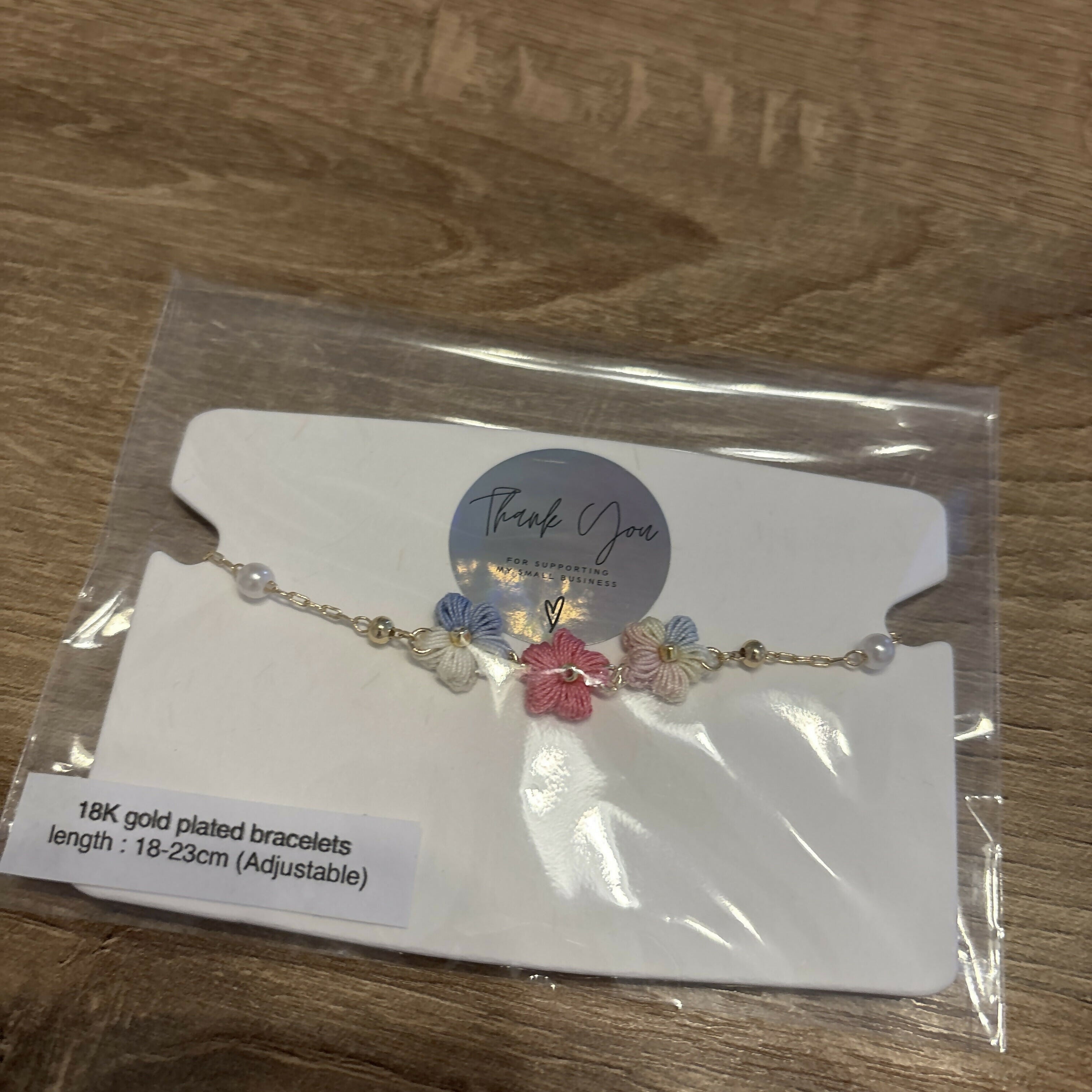 Micro Crochet Flower Bracelets