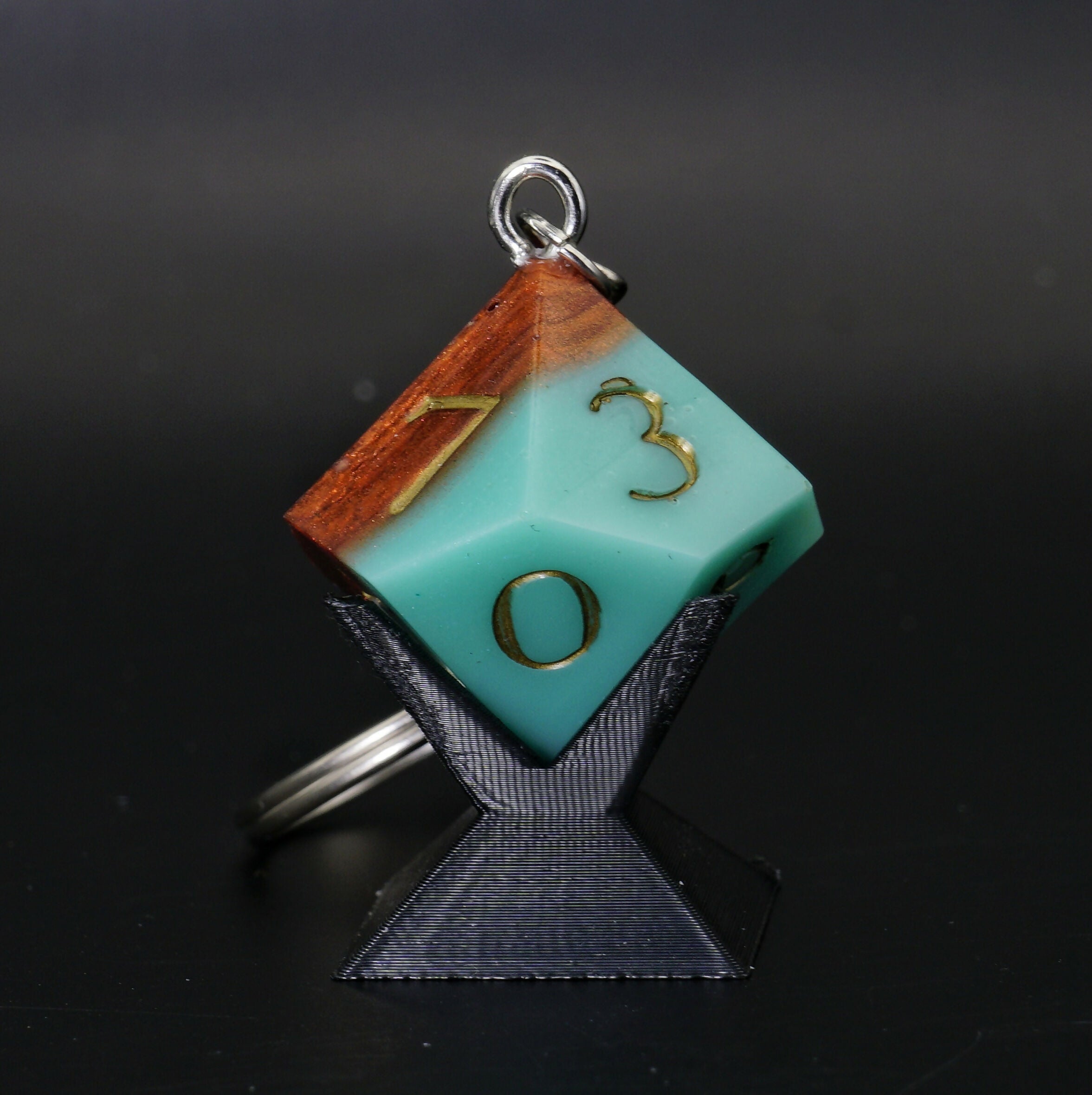 Solid Dice Keychains