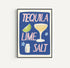 Tequila Lime Salt Art Print