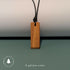 Minimalist Solid Wood Rectangle Pendant