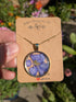 PURPLE LARKSPUR NECKLACE