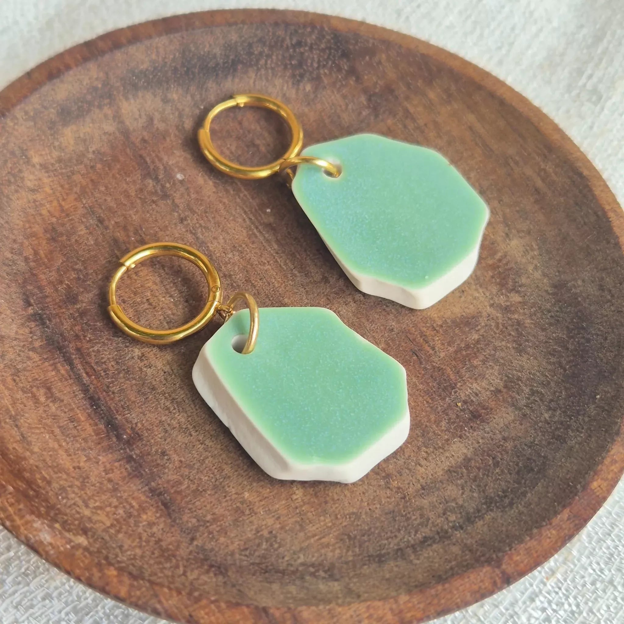 Recycled Ceramic Earring