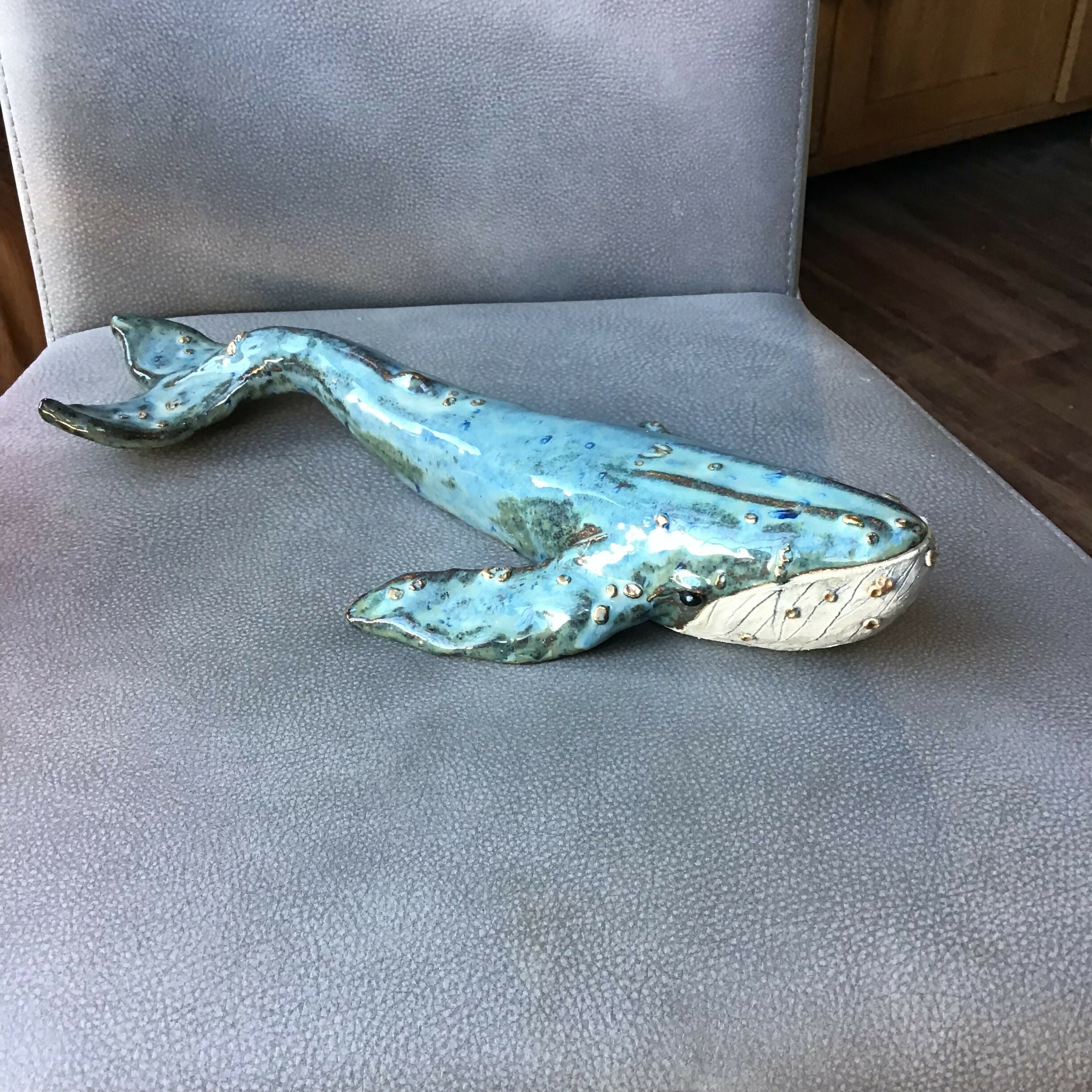 Large Ceramic Whale