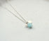 Sterling Silver, Amazonite And Freshwater Pearl Necklace