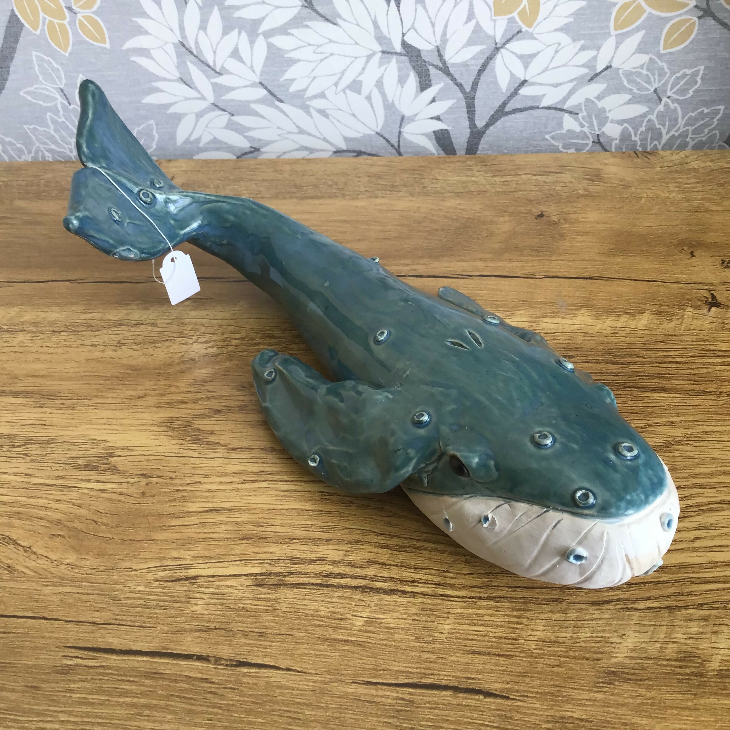 Large Ceramic Whale