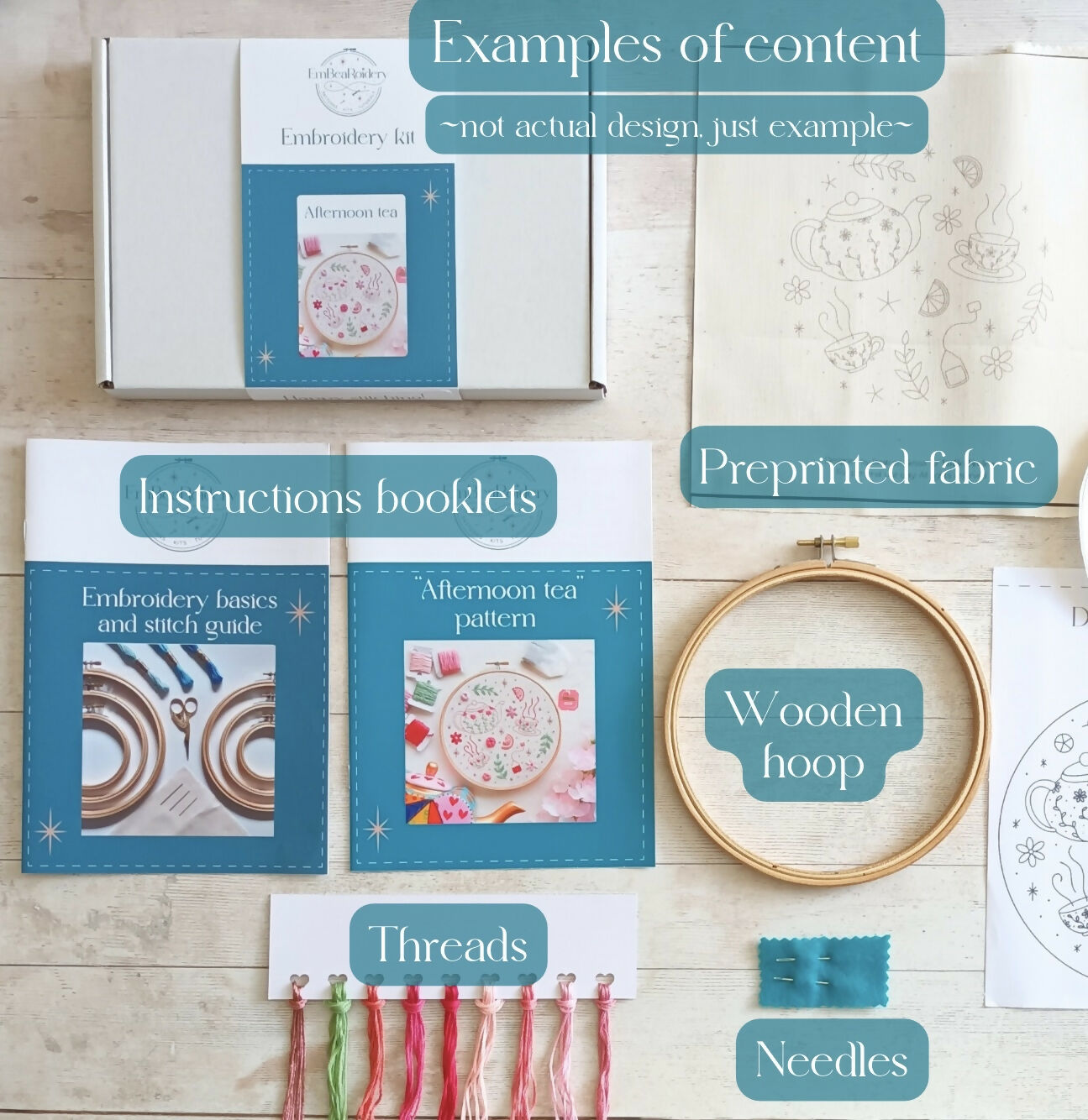 DIY Embroidery Kit For Beginners - Sun And Moon