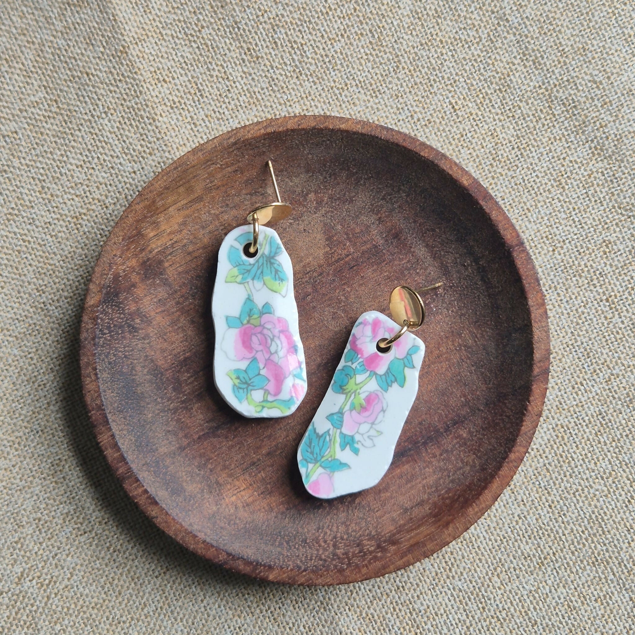 Recycked Ceramic Earring