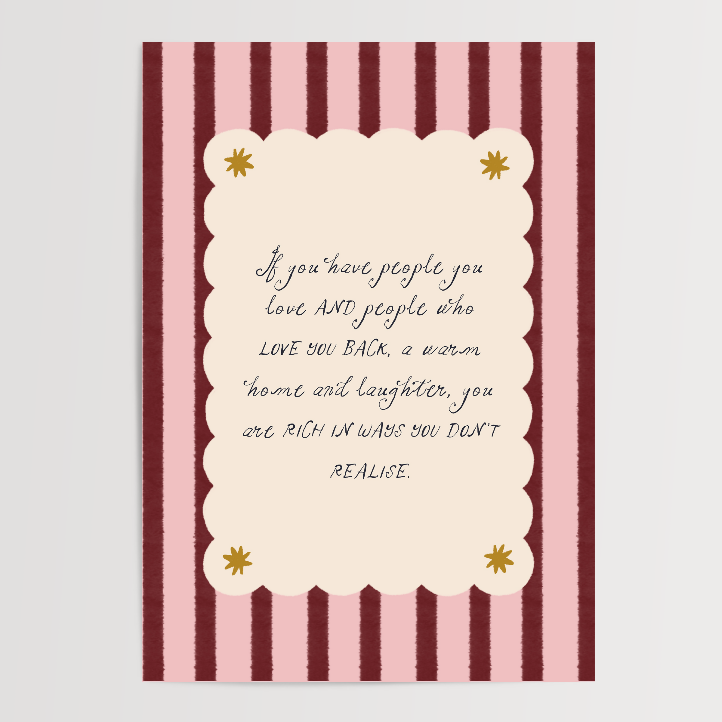 Rich in Love Print