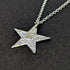 'Fallen Star' Sterling Silver Large Textured Star Pendant