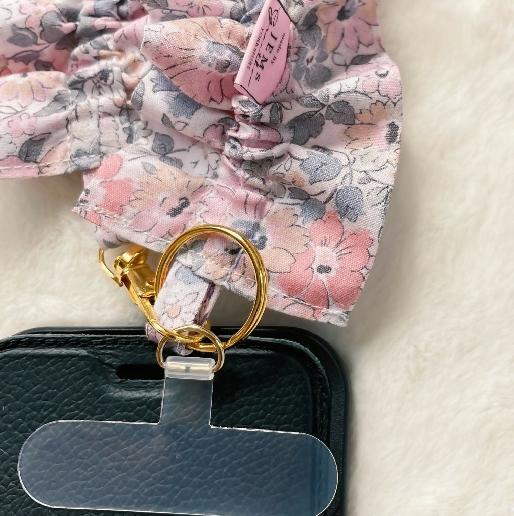 Handmade ruffled Crossbody Phone Strap Ditsy Archive