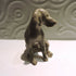 Ceramic Weimaraner Dog Sculpture