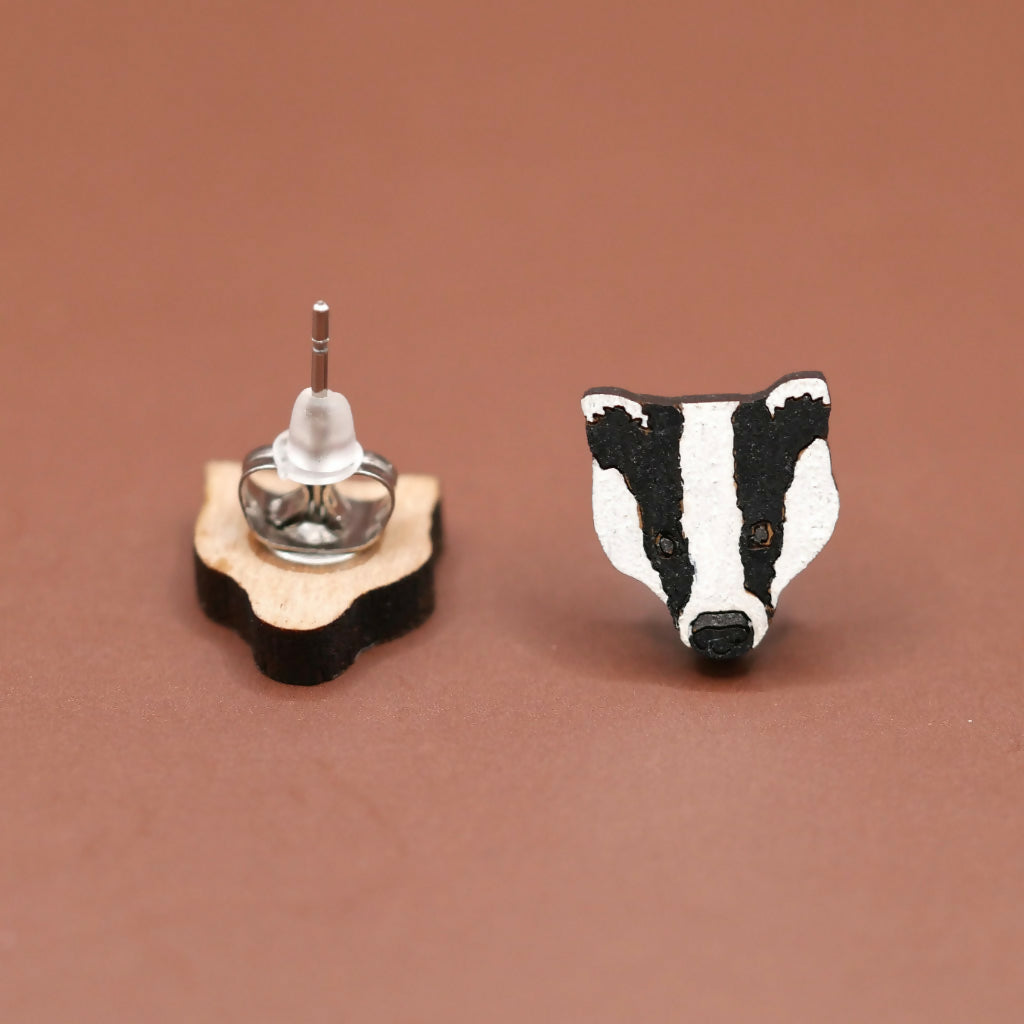 Badgers Stud Earrings