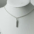 Sterling Silver Vertical Cubic Zirconia Necklace