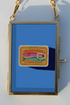 Gold Glass Mini Framed Sardine Art
