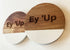 Marble & Acacia Coaster Engraved with Yorkshire Saying - Ey 'Up