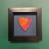 Lovely Multi Coloured Framed Felt Heart