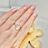 WHITE MOONSTONE RING SIZE R