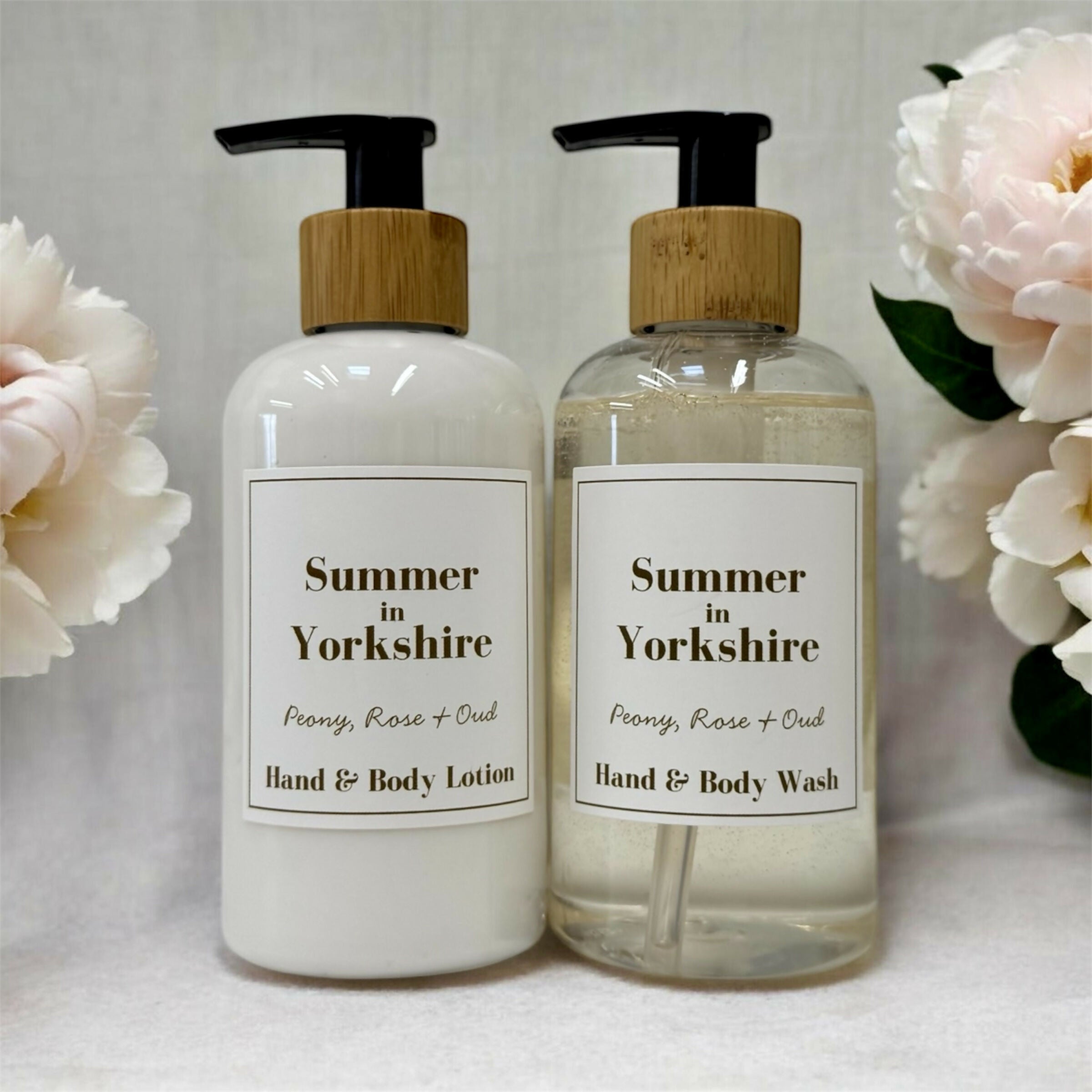 Summer in Yorkshire - Peony, Rose and Oud Hand Care Set 2 x 250ml
