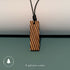 Striped Wooden Pendant