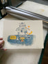 Cooking Cats Couple Love Riso Print